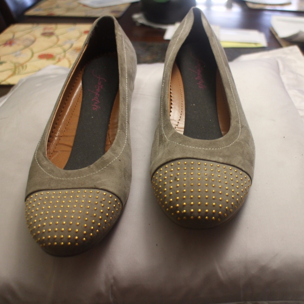 Womens Brown Jenny By Ara Flats Size 6.5